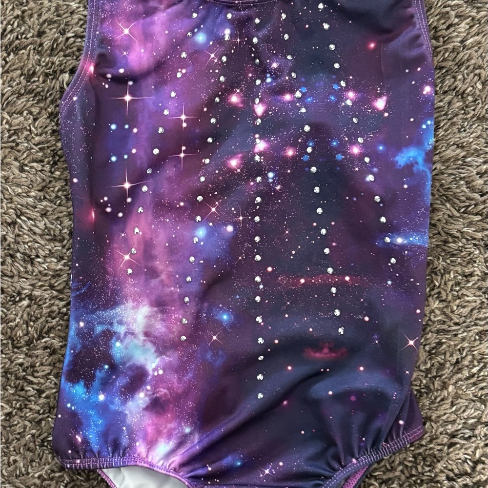 (2/$8) More Than Magic Pink and Gray Leotard